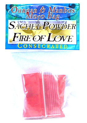 .5oz Fire Of Love Sachet Powder Consecrated