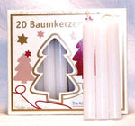 1-2" White Chime Candle 20 Pack