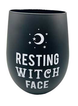 4 5-8" Resting Witch Face Glass