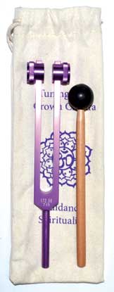 8 1-2" Crown (purple) Tuning Fork