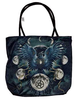 17" X 17" Sinister Crow Tote Bag