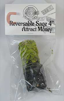 4" Attract Money Reversable Smudge Stick