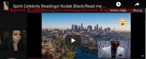 Spirit Celebrity Readings! (read me mondays). Kodak Black!