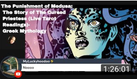 The Punishment of Medusa: The Story of The Cursed Priestess (Live Tarot Readings- Greek Mythology