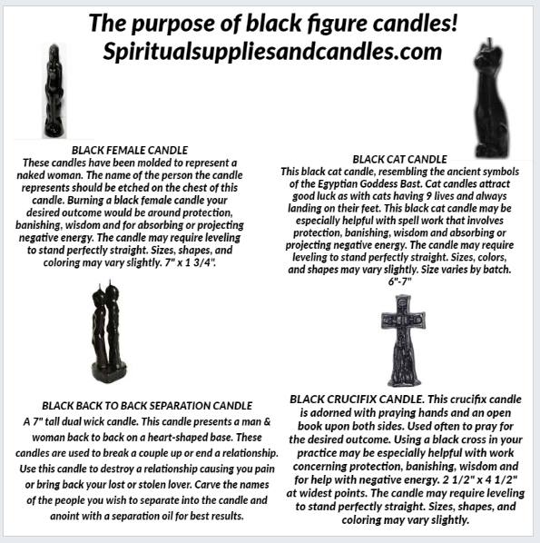 THE PURPOSE OF BLACK IMAGE CANDLES!