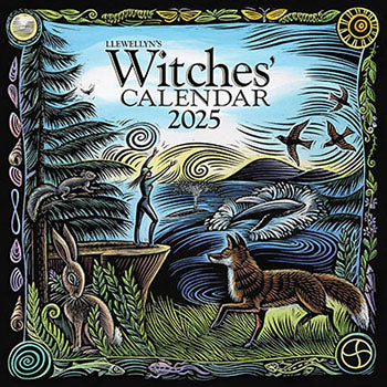 2025 Witches' Calendar By Llewellyn