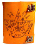 Tetragrammaton Aged Looking Paper Leather W/ Latch