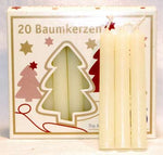 1/2" Ivory Chime Candle 20 Pack