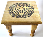 9"x 9"x 8" Pentagram Altar Table