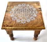 9"x 9"x 8" Flower Of Life Altar Table