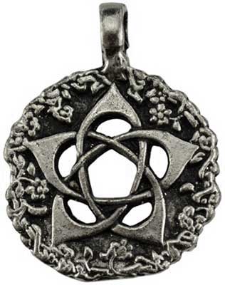 Garden Pentagram amulet