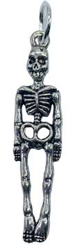 1 1-2" Skeleton Amulet