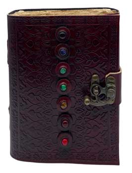 Chakra Aged Looking Paper Leather W- Latch