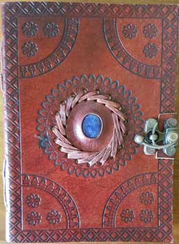 5" X 7" God's Eye Embossed Leather W- Latch