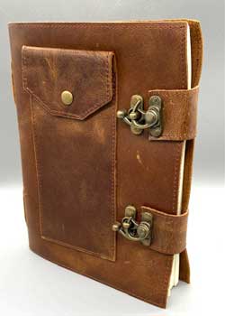 Soft Leather W- Double Latch