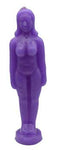 6 3/4" Purple Woman Candle