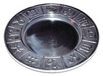 4 3-4" Zodiac Pillar Holder- Smudge Plate