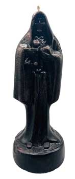 10" Black Holy Dearth Candle