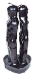 6 1-2" Black Separation Candle