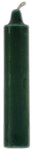 9" Green Pillar Candles