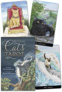 Mystic Cats Tarot (book And Deck) By Weatherstone & Muller