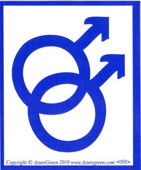 Male-male Bumper Sticker