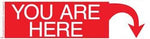 You Are Here Bumper Sticker