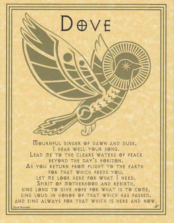 Dove Prayer Poster