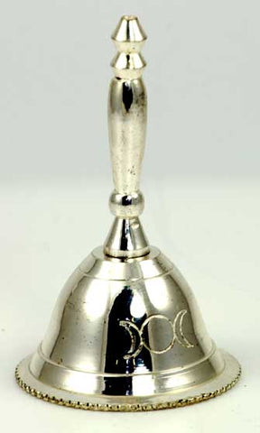 Altar Bell With Triple Moon Design 2 1-2"