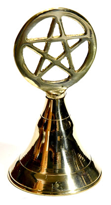 4" Pentagram Brass Bell