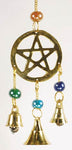 Three Bell Pentagram Wind Chime