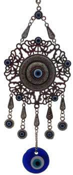 Flower Evil Eye Wall Hanging