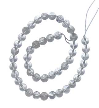 8mm Smoky Beads