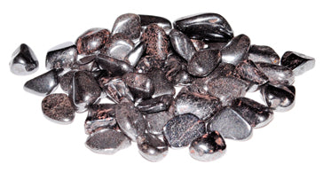 1 Lb Hematite Tumbled Chips 3-5mm