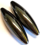 60mm Magnetic Hematite Oval Pair