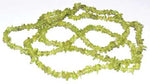 32" Peridot Chip Necklace