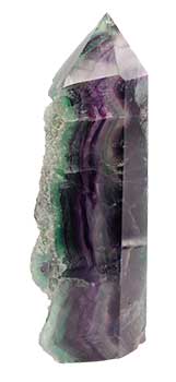 3.5# Fluorite, Natural 1 Side Obelisk