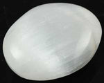 White Selenite Oval  2"