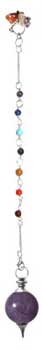 Amystyst 7 Chakra Ball Pendulum