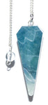 6-sided Green Fluorite Pendulum