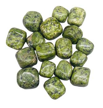 1 Lb Jade, Jungle Tumbled Stones