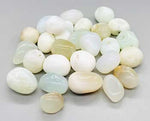 1 Lb Jade, White Tumbled Stones