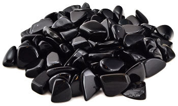 1 Lb Black Obsidian Tumbled Stones