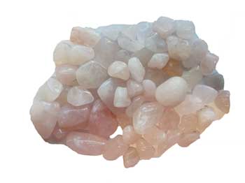 1 Lb Rose Quartz Tumbled Stones