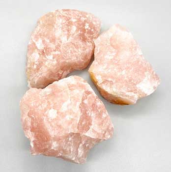 3 Lb Rose Quartz Untumbled Stones