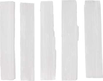 4" Selenite Mini Sticks 5 Pk