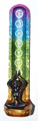 9 1-2" Goddess 7 Chakra Burner