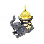 5" Black Elechant Incense Burner