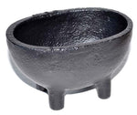 2 1-2" Oval Cast Iron Cauldron