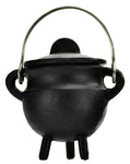 Plain Cast Iron Cauldron  W- Lid 2 3-4"